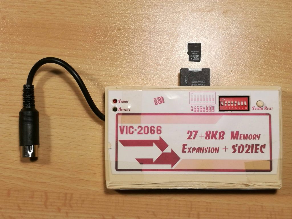 VIC 2066 expansion cartridge with SDIEC, for the Commodore VIC-20